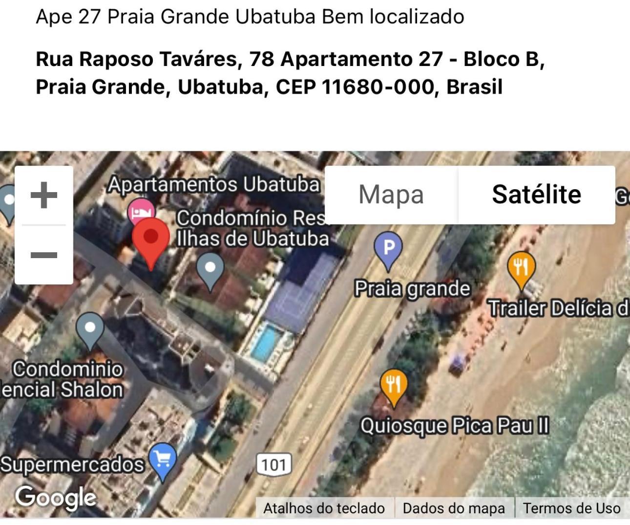 Ape 27 Praia Grande Ubatuba Bem Localizado Buitenkant foto